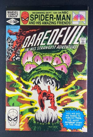 Daredevil (1964) #177 NM (9.4) Frank Miller – Daredevil #177 Comic Book Marvel Comics 1981