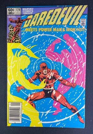 Daredevil (1964) #178 VF/NM (9.0) Frank Miller Newsstand – Daredevil #178 Comic Book Marvel Comics 1981