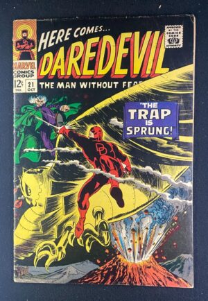 Daredevil (1964) #21 FN (6.0) Gene Colan – Daredevil #21 Comic Book Marvel Comics 1966 Daredevil