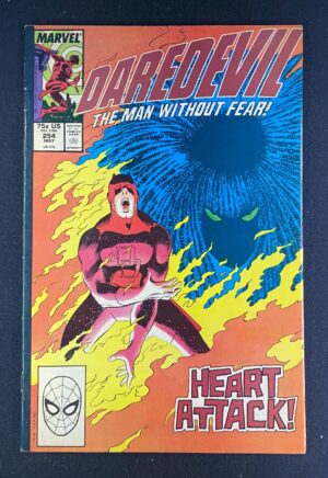 Daredevil (1964) #254 FN+ (6.5) John Romita Jr 1st Typhoid Mary – Daredevil #254 Comic Book Marvel Comics 1981