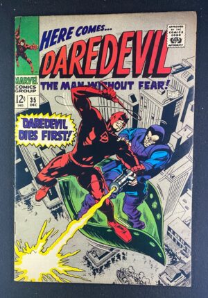Daredevil (1964) #35 VF- (7.5) Gene Colan – Daredevil #35 Comic Book Marvel Comics 1967
