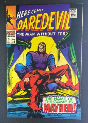Daredevil (1964) #36 FN/VF (7.0) Gene Colan – Daredevil #36 Comic Book Marvel Comics 1967