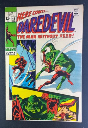 Daredevil (1964) #49 FN+ (6.5) Gene Colan – Daredevil #49 Comic Book Marvel Comics 1967