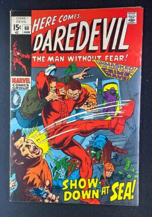 Daredevil (1964) #60 FN (6.0) Gene Colan – Daredevil #60 Comic Book Marvel Comics 1969