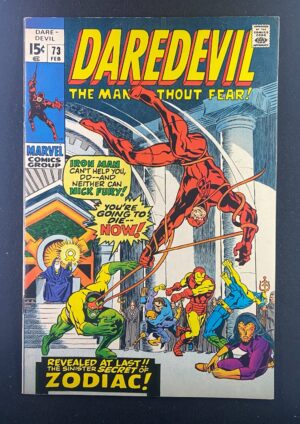 Daredevil (1964) #73 FN/VF (7.0) Marie Severin – Daredevil #73 Comic Book Marvel Comics 1970