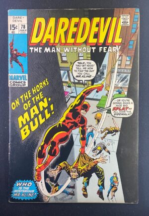 Daredevil (1964) #78 FN+ (6.5) – Daredevil #78 Comic Book Marvel Comics 1970
