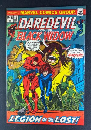 Daredevil (1964) #96 VF+ (8.5) Black Widow – Daredevil #96 Comic Book Marvel Comics 1971