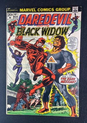 Daredevil (1964) #97 VG (4.0) Black Widow 1st Dark Messiah – Daredevil #97 Comic Book Marvel Comics 1971