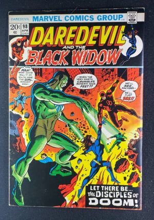 Daredevil (1964) #98 FN (6.0) Black Widow – Daredevil #98 Comic Book Marvel Comics 1971