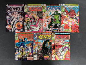 Dazzler (1981) #1-42 VF+ (8.5) Complete Set – Dazzler #1-42 Comic Book Marvel Comics 1981