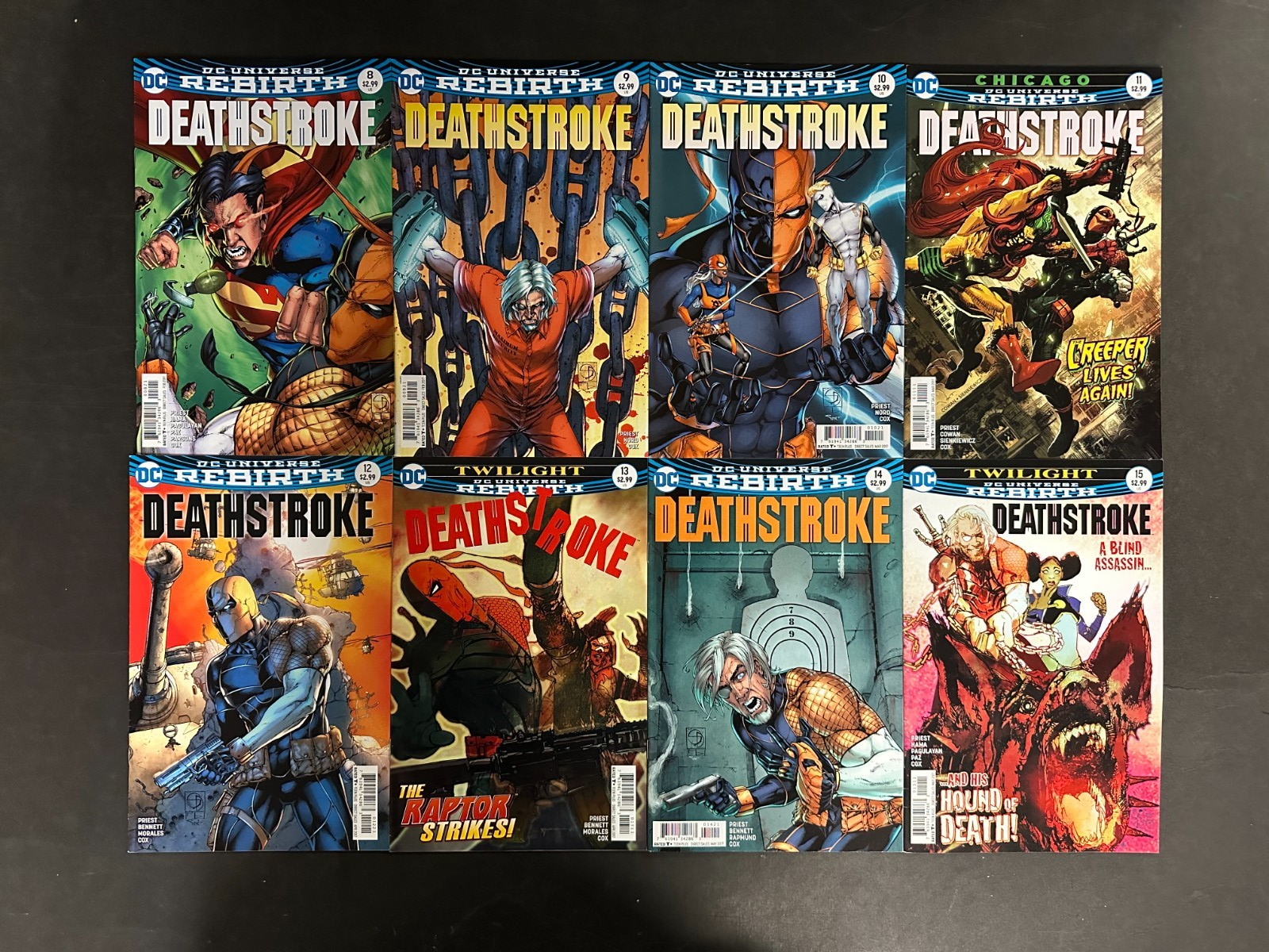 Deathstroke (2016) #1-21 Includes Deathstroke Rebirth #1 VF/NM Lot of 23 – Deathstroke #1-20+Annual#1 DC Comics 2016…