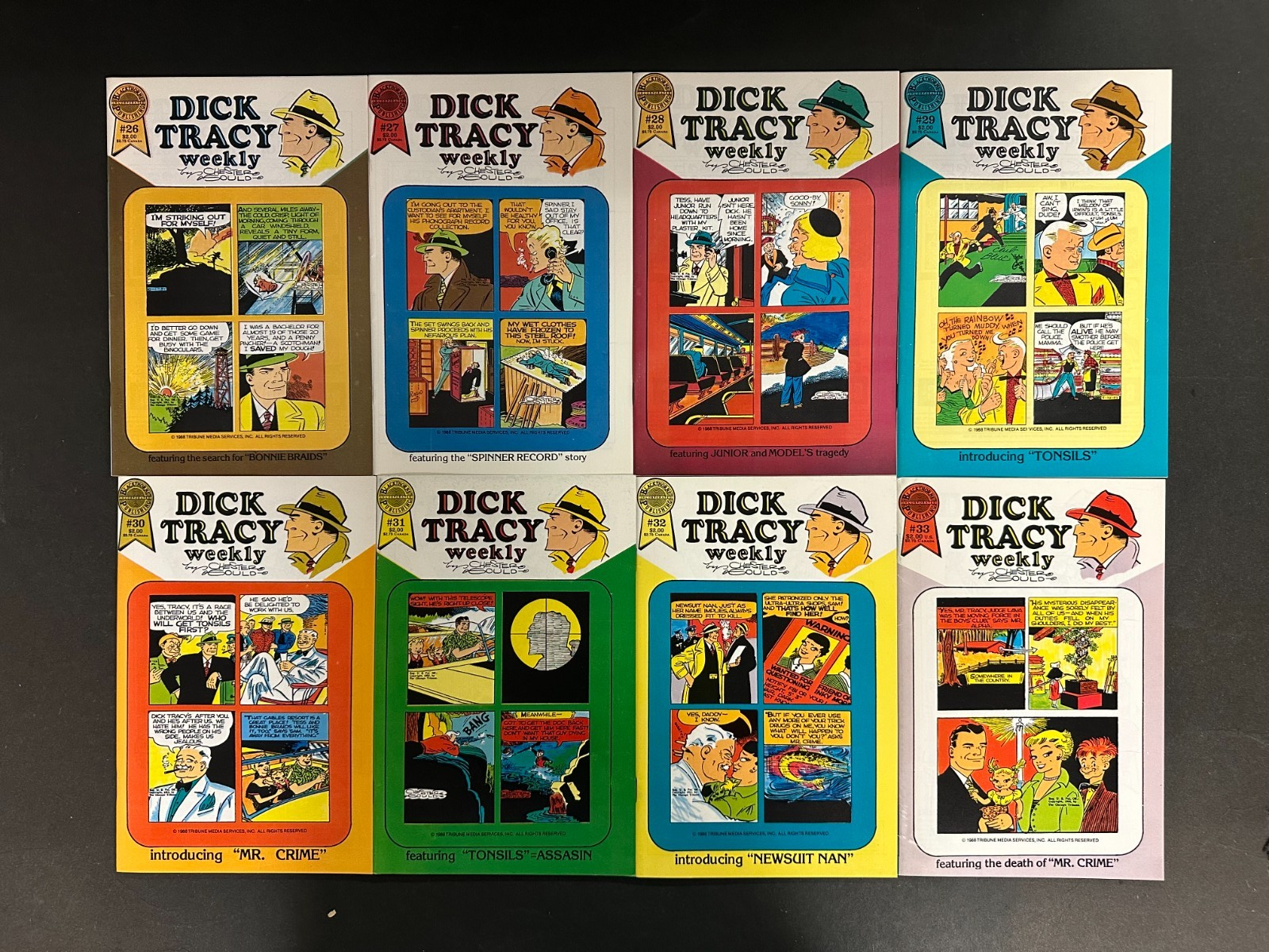 Dick Tracy Monthly/Weekly (1986) #18-32 Complete FN/VF Set Blackthorne – Dick Tracy Monthly #18-32 Comic Book Blackth…