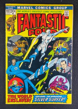 Fantastic Four (1961) #123 FN- (5.5) Buscema – Fantastic Four #123 Comic Book Marvel Comics 1972 Fantastic Four