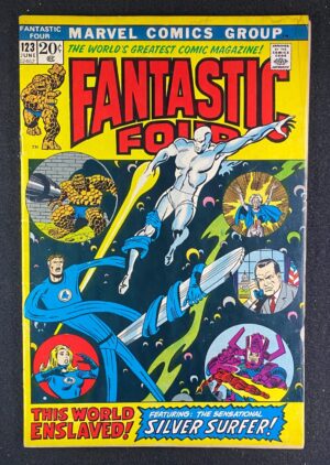 Fantastic Four (1961) #123 VG (4.0) Buscema – Fantastic Four #123 Comic Book Marvel Comics 1972 Fantastic Four
