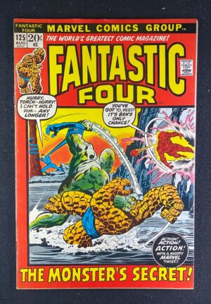 Fantastic Four (1961) #125 FN (6.0) Buscema – Fantastic Four #125 Comic Book Marvel Comics 1972 Fantastic Four