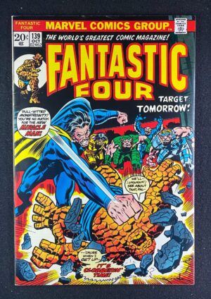 Fantastic Four (1961) #139 VF+ (8.5) Miracle Man – Fantastic Four #139 Comic Book Marvel Comics 1973 Fantastic Four