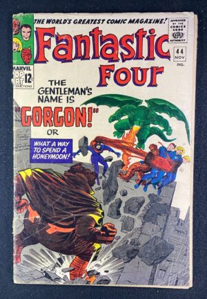 Fantastic Four (1961) #44 GD+ (2.5) 1st Gorgon – Fantastic Four #44 Comic Book Marvel Comics 1965 Fantastic Four