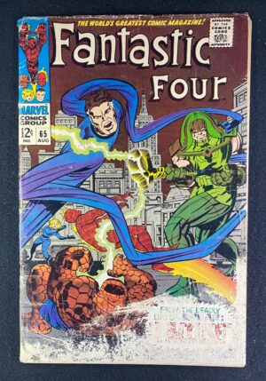 Fantastic Four (1961) #65 GD (2.0) 1st Ronan the Accuser – Fantastic Four #65 Comic Book Marvel Comics 1967 Fantastic…