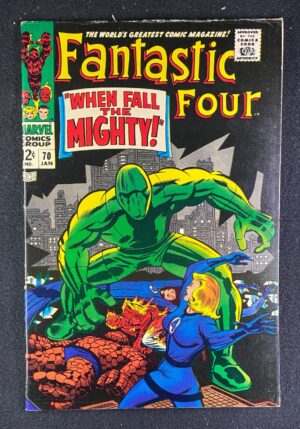 Fantastic Four (1961) #70 FN/VF (7.0) Jack Kirby – Fantastic Four #70 Comic Book Marvel 1967 Fantastic Four