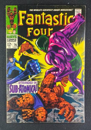 Fantastic Four (1961) #76 FN+ (6.5) 1st Indestructible One – Fantastic Four #76 Comic Book Marvel Comics 1967 Fantast…