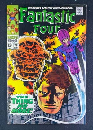 Fantastic Four (1961) #78 VG+ (4.5) Jack Kirby – Fantastic Four #78 Comic Book Marvel Comics 1967 Fantastic Four
