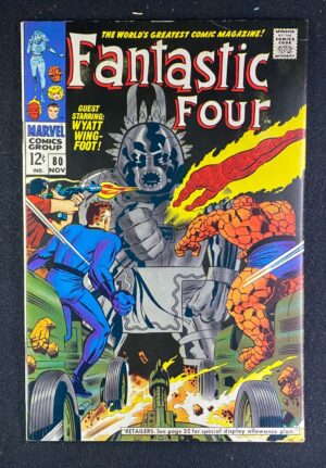 Fantastic Four (1961) #80 VG/FN (5.0) Jack Kirby – Fantastic Four #80 Comic Book Marvel Comics 1967 Fantastic Four