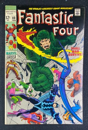 Fantastic Four (1961) #83 VF (8.0) Jack Kirby – Fantastic Four #83 Comic Book Marvel Comics 1967 Fantastic Four
