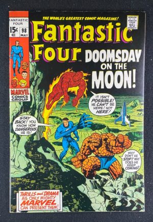 Fantastic Four (1961) #98 FN (6.0) 1st Kree Sentry – Fantastic Four #98 Comic Book Marvel Comics 1969 Fantastic Four