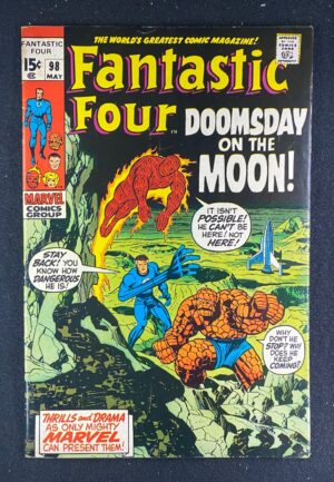 Fantastic Four (1961) #98 VG/FN (5.0) 1st Kree Sentry – Fantastic Four #98 Comic Book Marvel Comics 1969 Fantastic Four