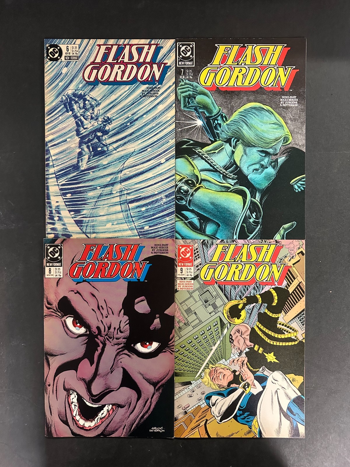 Flash Gordon (1988) #1-9 Complete VF (8.0) Set – Flash Gordon #1-9 DC Comics 1988 Flash Gordon