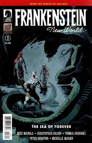 Frankenstein: New World - Sea of Forever (2025) #3 NM Variant Cover – Frankenstein #3 Comic Book Dark Horse Comics 20…