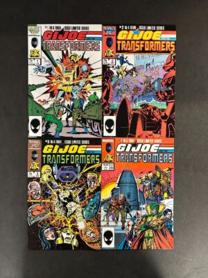 G.I. Joe and the Transformers (1986) #1-4 VF (8.0) Complete Set – G.I. Joe and the Transformers #1-4 Comic Book Marve…