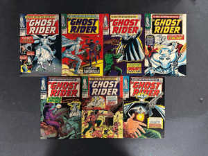 Ghost Rider (1967) # 1-7 (7.0) Complete Set – Ghost Rider #1-7 Comic Book Marvel Comics 1967