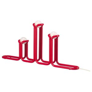 Gustaf Westman X Ikea STRÅLA LED Candelabra Metal Red Signed Box – Candelabra
