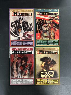 Havok & Wolverine: Meltdown (1989) #1-4 NM- (9.2) – Wolverine #1 Comic Book Marvel 1989
