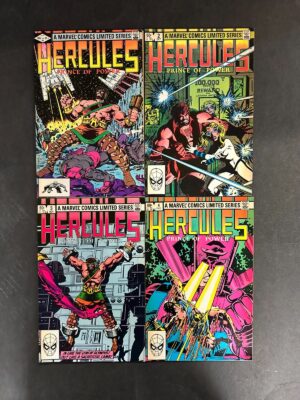 Hercules (1982) #'s 1 2 3 4 Complete VF (8.0) Lot – Hercules #1-4 Comic Book Marvel Comics 1982