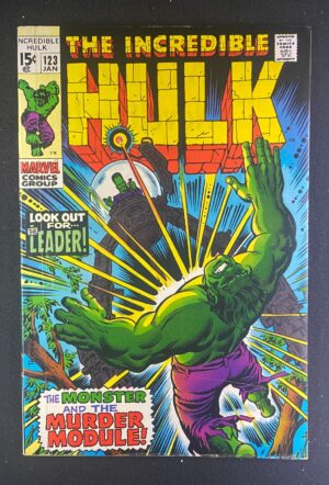 Incredible Hulk (1968) #123 VG/FN (5.0) The Leader – Incredible Hulk #123 Comic Book Marvel Comics 1970