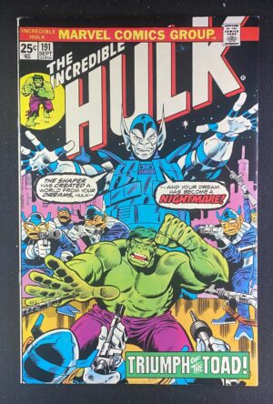 Incredible Hulk (1968) #191 VF (8.0) Herb Trimpe – The Incredible Hulk #191 Comic Book Marvel Comics 1976