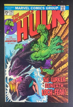 Incredible Hulk (1968) #192 VF+ (8.5) – The Incredible Hulk #192 Comic Book Marvel Comics 1976