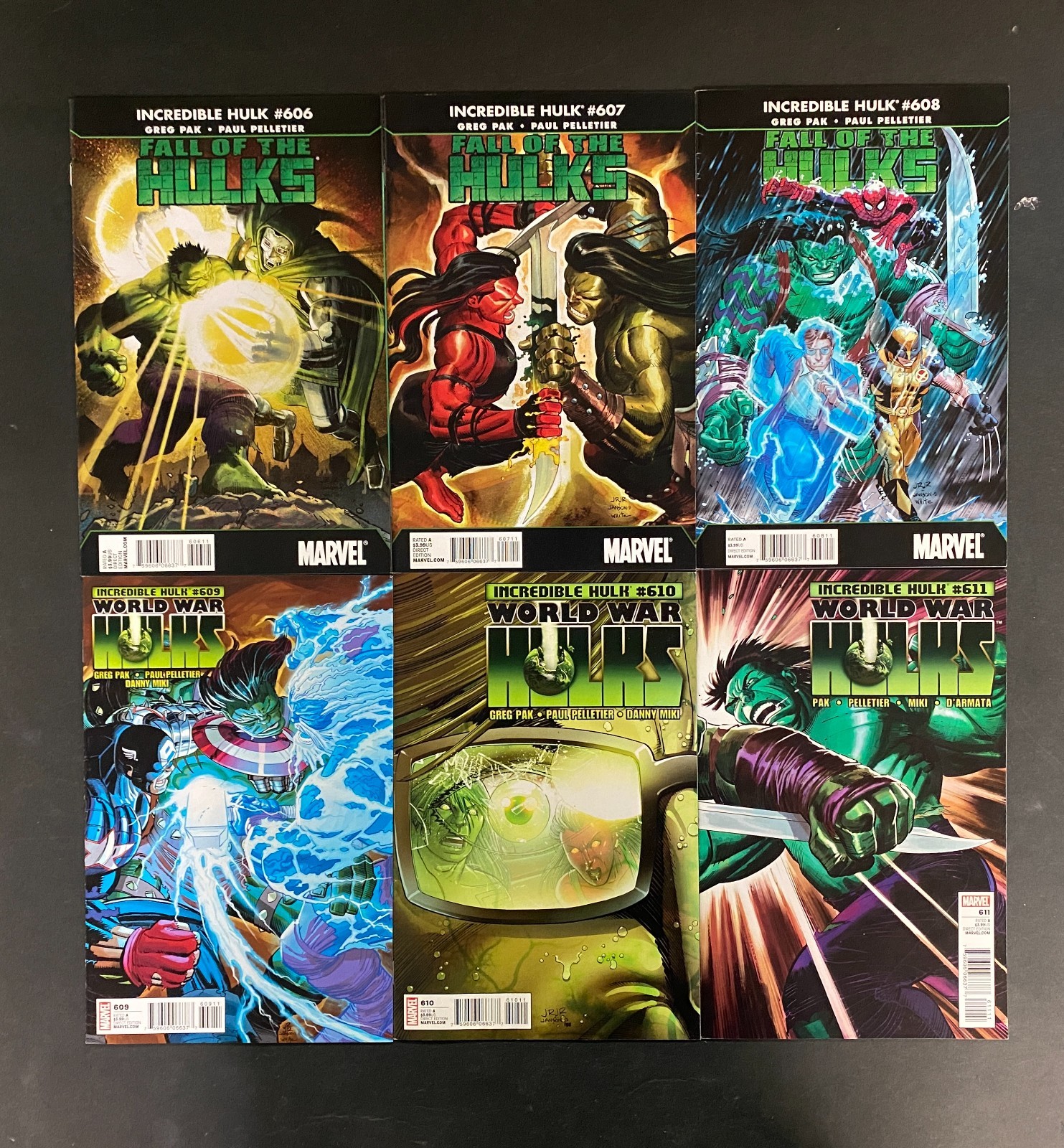 Incredible Hulk (2009) #'s 600-611 + Incredible Hulks (2010) #'s 612-635 9.0 Set – Incredible Hulk #600-635 Comic Boo…