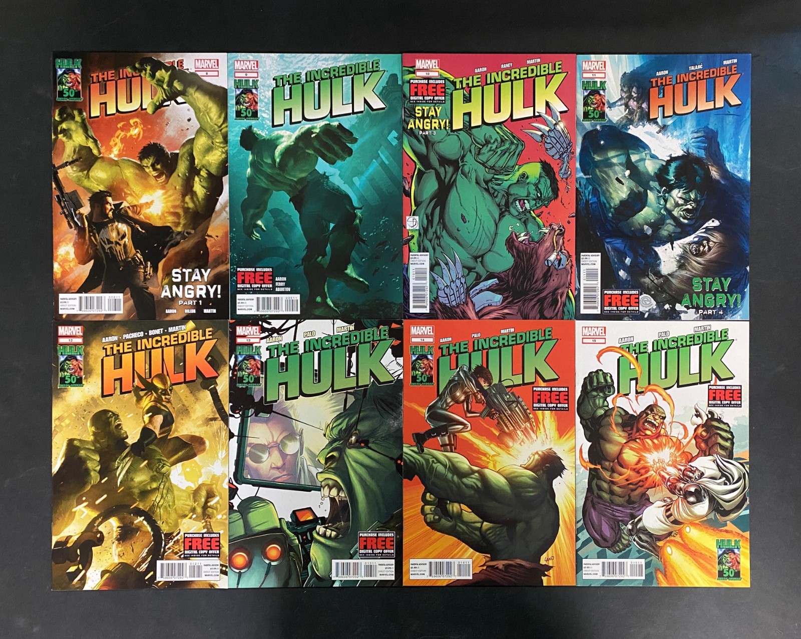 Incredible Hulk (2011) #'s 1 2 3 4 5 6 7 7.1 8 9 10 11 12 13 14 15 Compete Set – The Incredible Hulk #1-15 Comic Book…