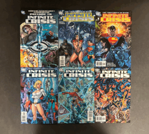 Infinite Crisis (2005) # 1-7 VF+ Regular & Variant Covers Lot of 18 + Prelude – Infinite Crisis #1-7 DC Comics 2005
