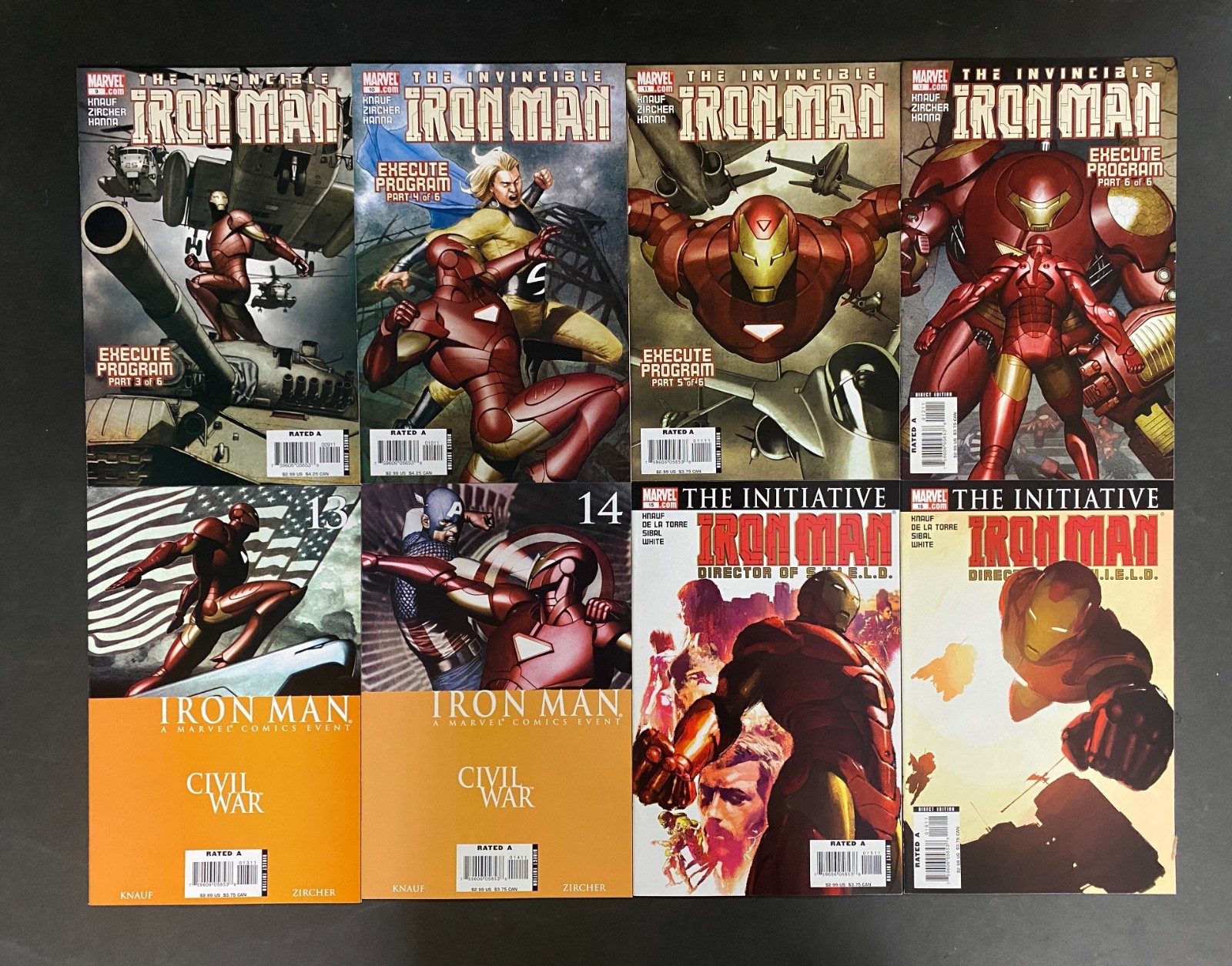 Iron Man (2004) #'s 1-22 + Annual #1 Lot 23 NM (9.4) Books Warren Ellis – Iron Man #1-22 Comic Book Marvel 2004
