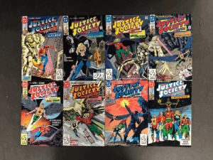 Justice Society of America (1991) #1-8 VF+ (8.5) Complete Set – Justice Society of America DC Comics 1991 Justice Soc…