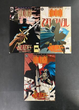 Legends of the Dark Knight (1992) #32-34 Complete VF+ "Blades" Lot – Legends of the Dark Knight #32-34 DC Comics 1992…