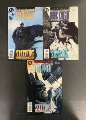 Legends of the Dark Knight (1992) #76-78 Complete VF+ "Sleeping" Lot – Batman: Legends of the Dark Knight #76-78 DC 1…