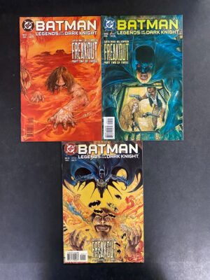 Legends of the Dark Knight (1992) #91-93 Complete VF+ "Freakout" Garth Ennis Lot – Batman: Legends of the Dark Knight…