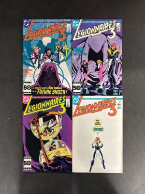 Legionnaires 3 (1986) #'s 1-4 Complete FN- (5.5) Set – Legionnaires 3 #1-4 Comic Book DC Comics 1986 Legion