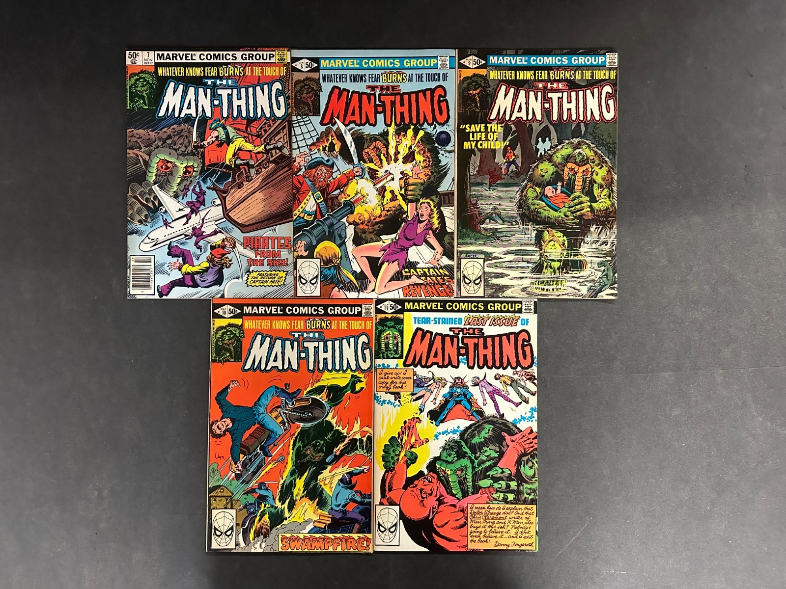 Man-Thing (1979) #1-11 Complete FN+ (6.0) Set – Man-Thing #1-11 DC 1979 Swamp Thing