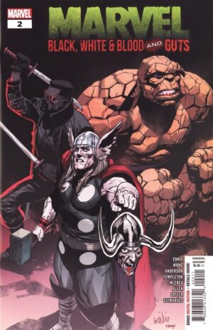 Marvel: Black, White & Blood and Guts (2025) #2 NM Leinil Francis Yu Cover – Marvel #2 Comic Book Marvel 2025